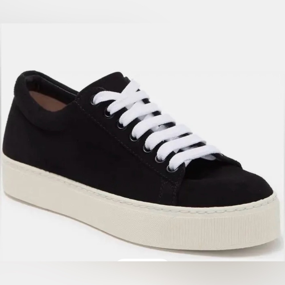 Stuart Weitzman KLEE BLACK SUEDE sneakers  SIZE 4